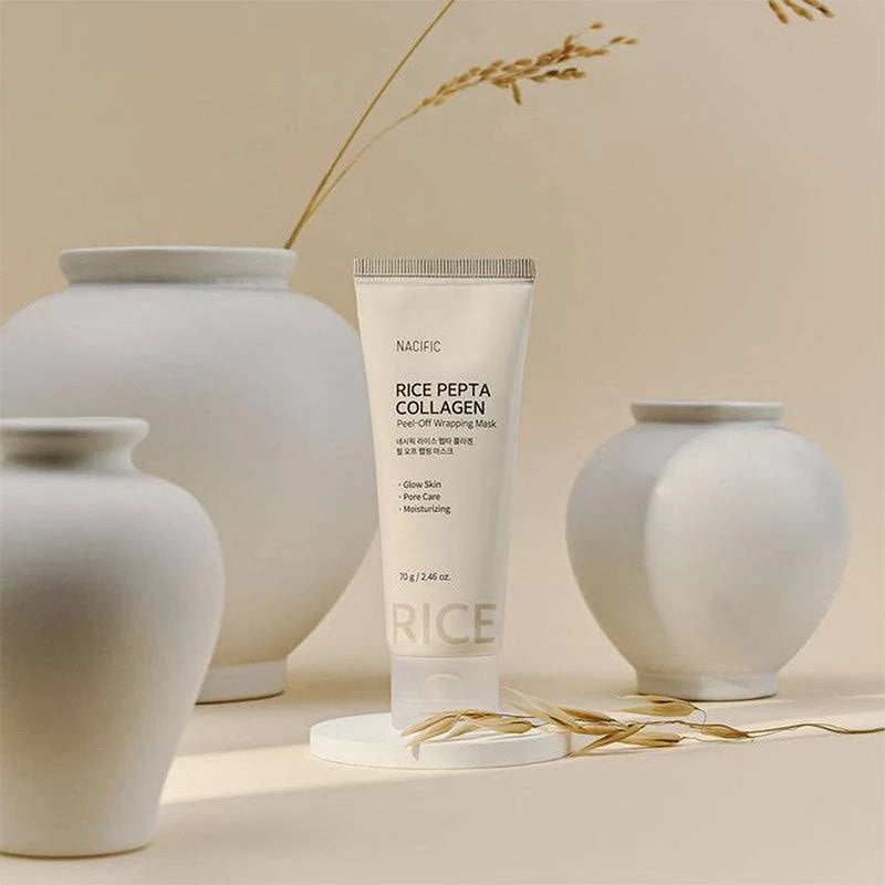 [NACIFIC] Rice Pepta Collagen Peel-Off Wrapping Mask 70g