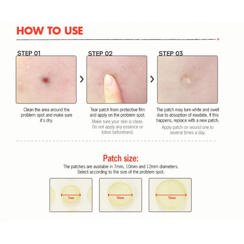 [COSRX] Acne Pimple Master Patch / Clear Fit Master Patch 2packs of Each (Total 4packs)