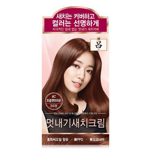 Ryo Uachae Bright Color Hair Dye Cream (6C- Choco Brown)