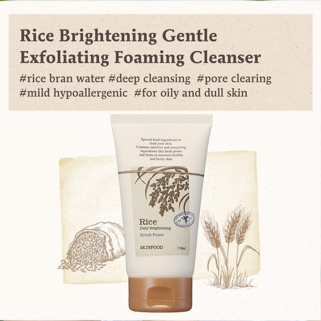 [Skinfood] Rice Daily Brightening Foam 150ml