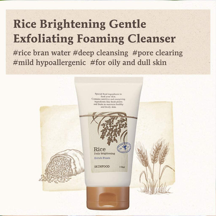 [Skinfood] Rice Daily Brightening Foam 150ml