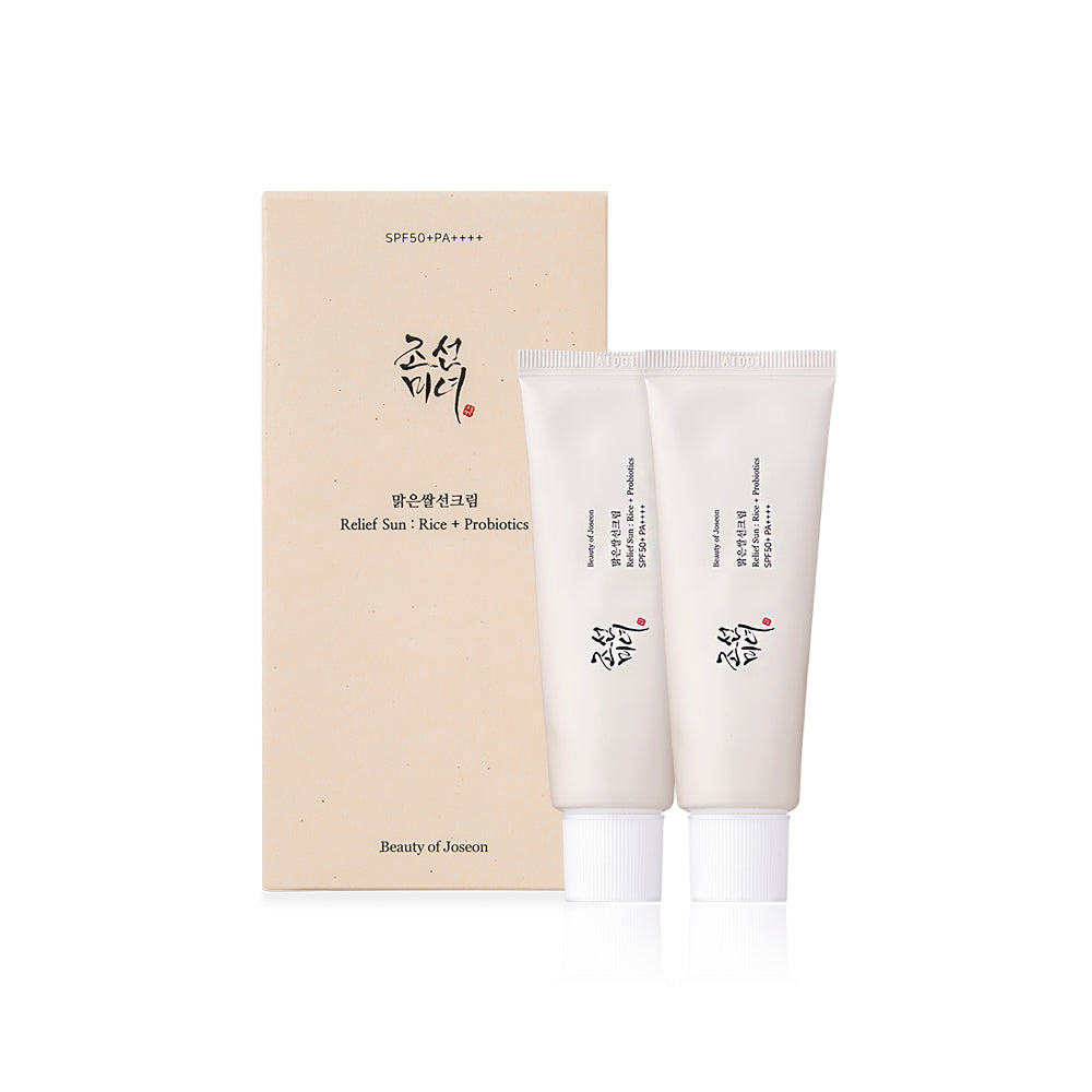 Beauty of Joseon Relief Sun: Rice + Probiotics SPF50+ PA++++ Sunscreen 50ml (2-pack)