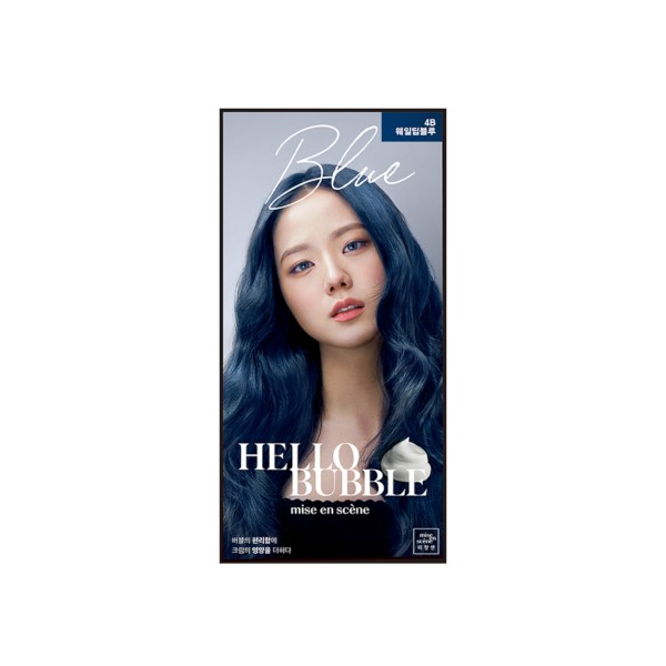 [MiseEnScene] Miseenscene All New Hello Bubble 4B Whale Deep Blue 30G
