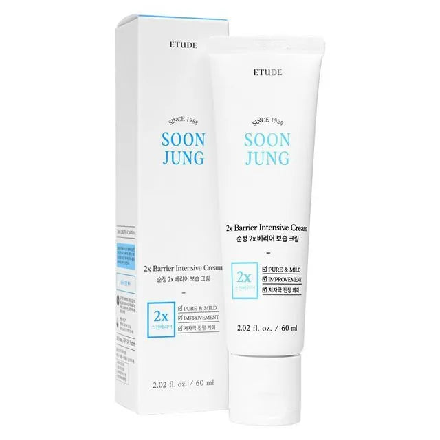 [Etude] Soon Jung 2x Barrier Intensive Cream 60ml (2021)