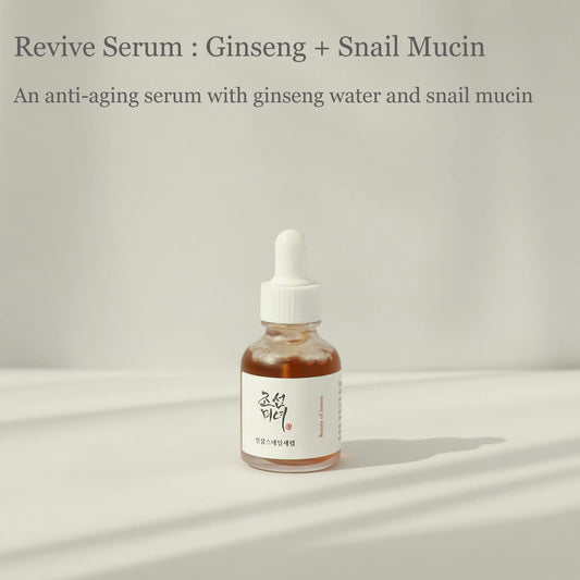 Beauty of Joseon REVIVE SERUM 30ML : Ginseng+Snail Mucin (30ml, 1 fl.oz.)