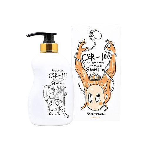 [Elizavecca] Collagen Coating Hair Muscle Shampoo (CER-100) 500ml